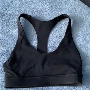 Lulu lemon black sports bra